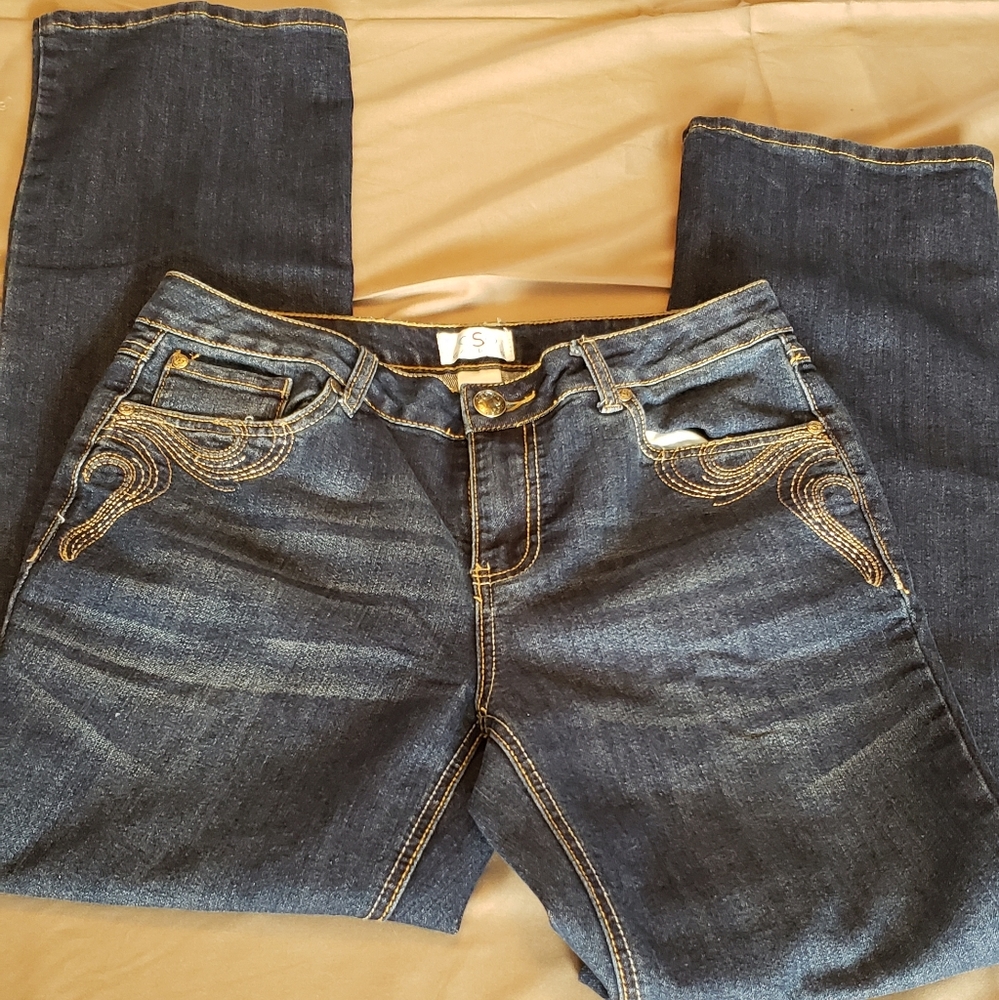 Bootcut OSO Casuals jeans with Bold Stitching- 8